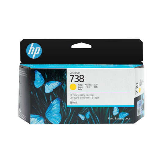 Tinta HP DesignJet 738 Amarillo 130ml (498N7A)