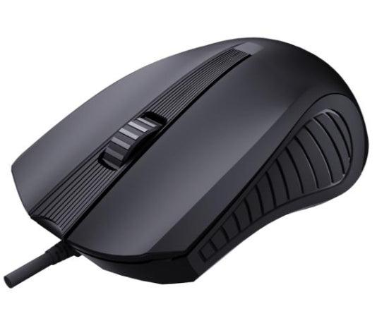 Ratón NILOX Óptico USB-A 2400dpi Negro (MOUSB1013)