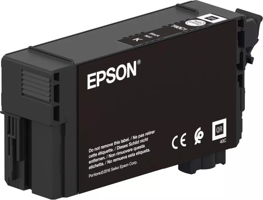 Epson T40C1 Negro Cartucho de Tinta UltraChrome XD2 Original C13T40C140. 50 ml