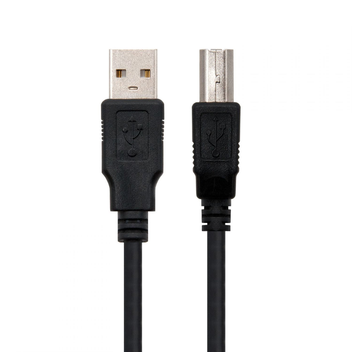 Nanocable USB-A/M a USB-B/M 1m Negro (10.01.0102-BK)