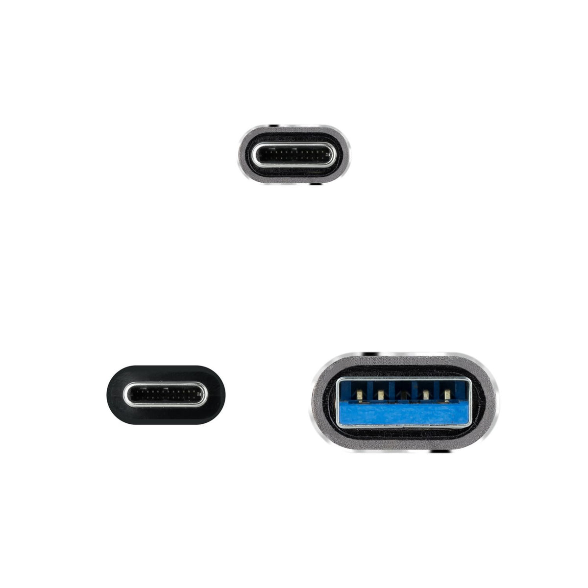 Nanocable USB-C a USB-A+USB-C/M (10.01.4111-L150-COMB)