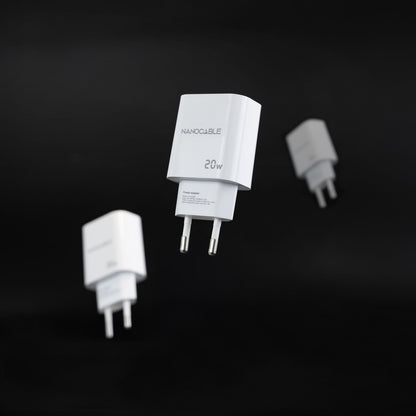 Cargador de Pared Nanocable USB-A/C Blanco (10.10.2007)