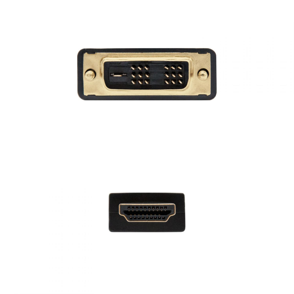 Nanocable DVI/M a HDMI A/M 5m Negro (10.15.0505)