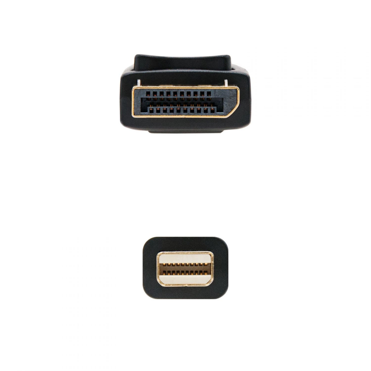 Nanocable MiniDP/M a DP/M 2m Negro (10.15.2402)