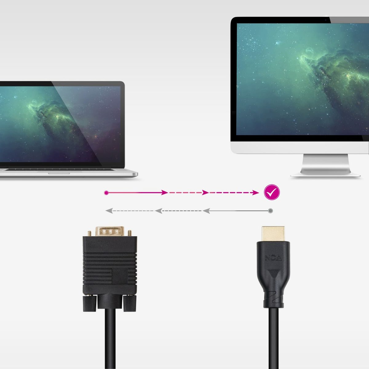 Nanocable VGA/M a HDMI/M 1.8m Negro (10.15.4602)