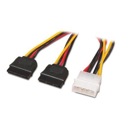 Nanocable 2xSATA a Molex (4-pin) 30cm (10.19.0102)