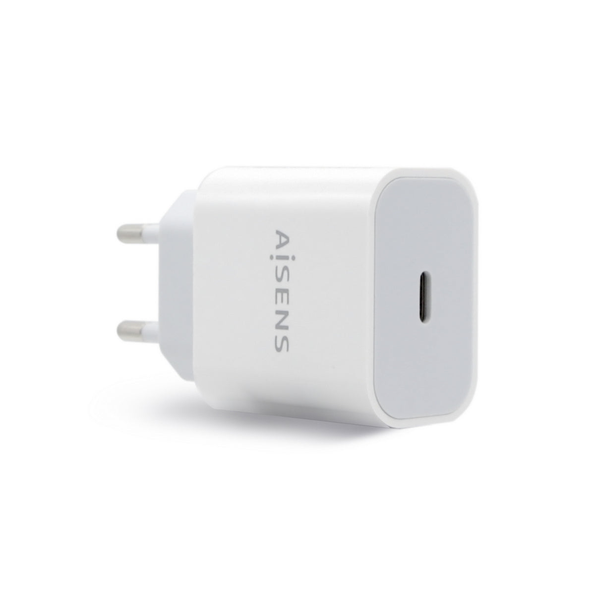 Cargador de Pared AISENS 20W 1xUSB-C Blanco (A110-0537)