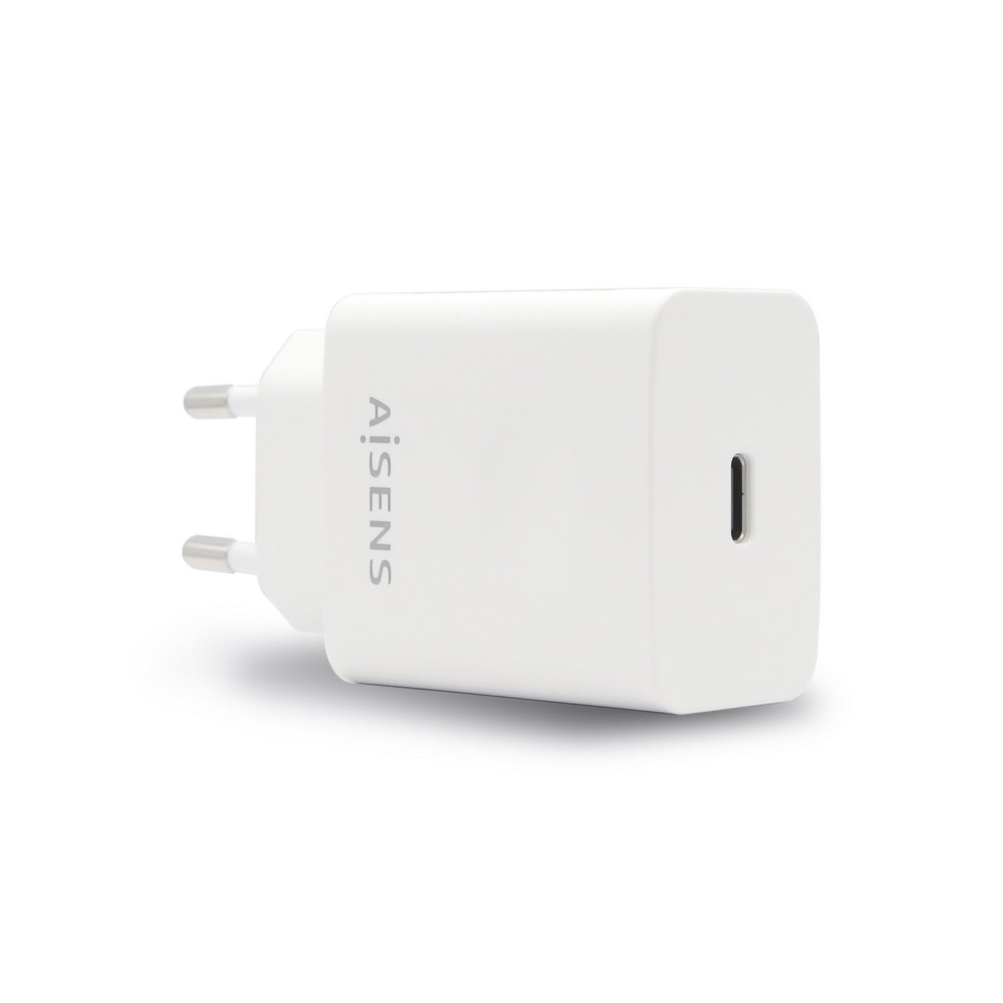 Cargador Pared AISENS 20W 1xUSB-C Blanco (ASCH-1PD20-W)