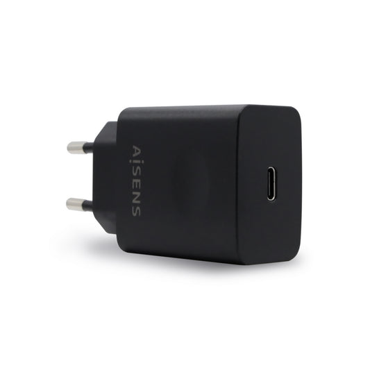 AISENS 20W 1xUSB-C Black Wall Charger (ASCH-1PD20-BK)