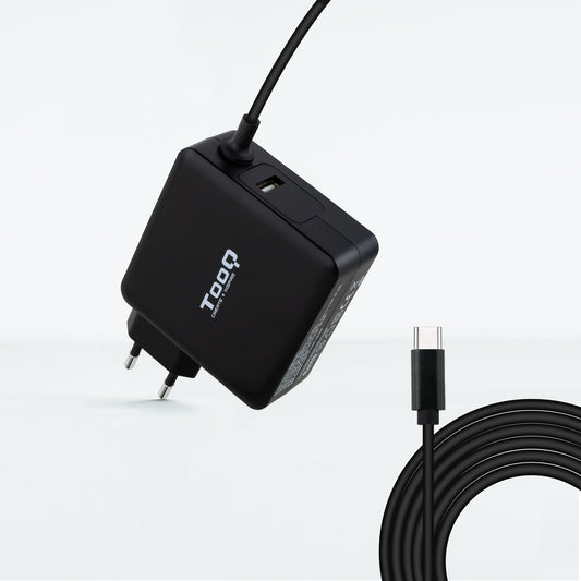 TooQ 65W USB-C PD 3.0 Black Charger (TQLC-USBC65PD)