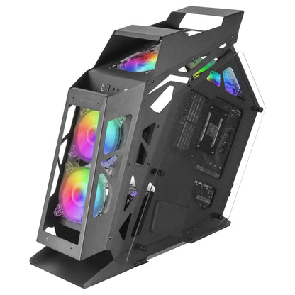 Caja Compacta Mars Gaming mATX Mini-ITX Negra (MC61)