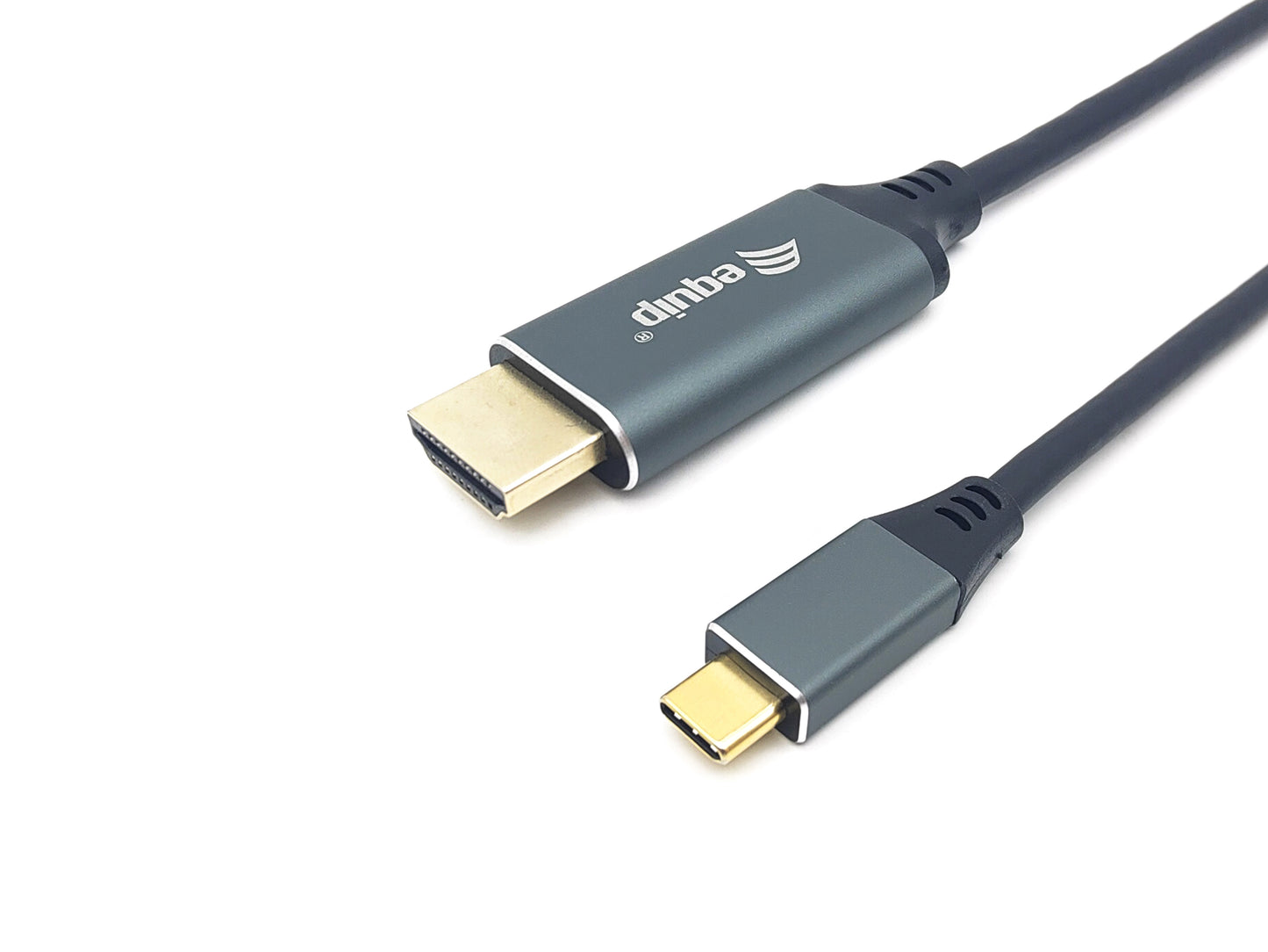 USB-C male to HDMI male cable, 2 meters long, compatible with Thunderbolt 3, supports video resolutions up to 4K/60Hz, plug-and-play installation, requires a USB-C port with DISPLAYPORT alternate mode