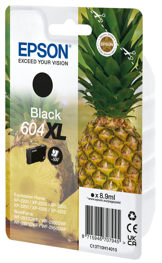 Epson 604XL Black Ink 8.9ml (C13T10H14020)