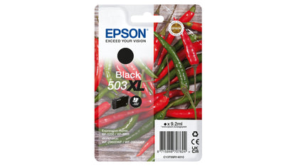 Epson 503XL Black Original Ink Cartridge - C13T09R14010. 550 Pages