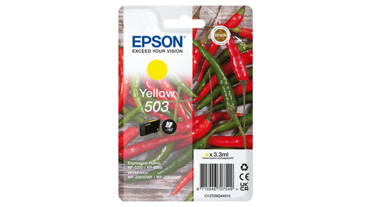 Epson 503 Amarillo Cartucho de Tinta Original - C13T09Q44010. 165 Paginas