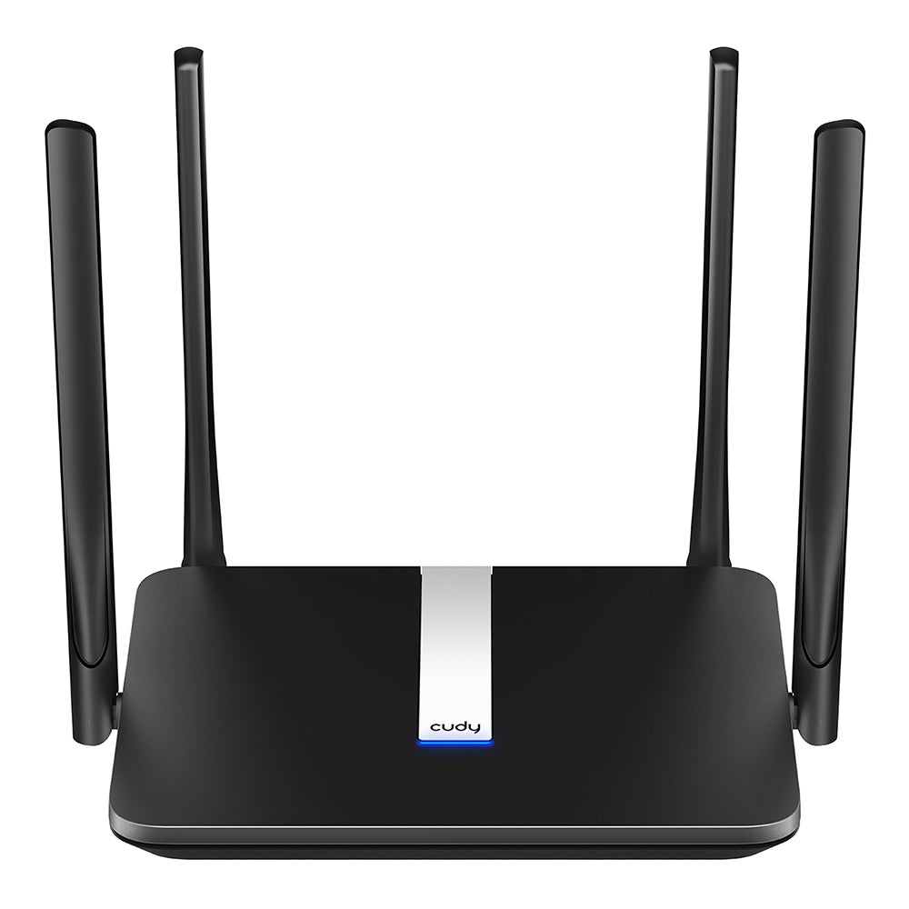 CUDY AC1200 Dual-Band 4xRJ45 4G Black Router (LT500_EU)