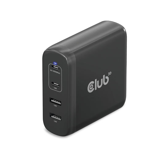 Cargador Viaje Club 3D 100W 2USB-A+2USB-C (CAC-1912EU)
