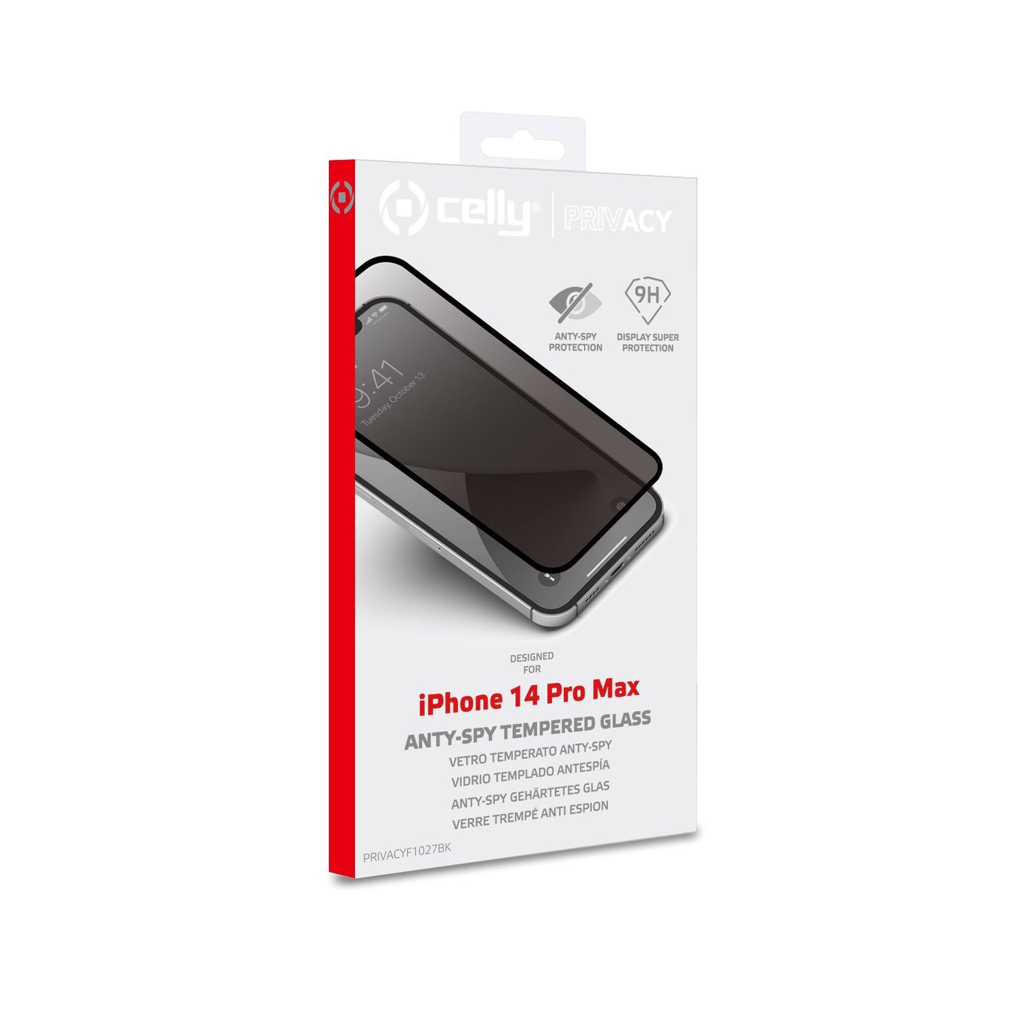CELLY iPhone 14 Pro Max Screen Protector (PRIVACYF1027BK)