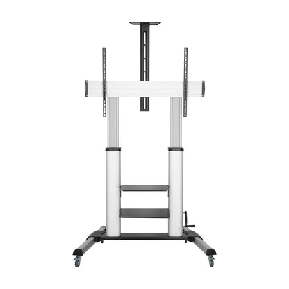 AISENS 60-100" Floor Stand with Wheels, Silver (FT100TE-125)