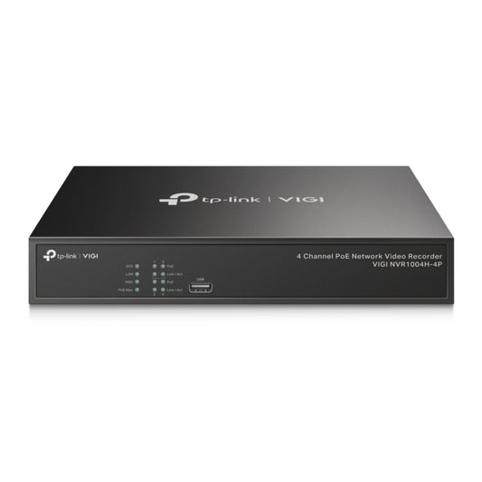 TP-LINK VIGI 4 CH IP NVR 1HDD H265+ POE RECORDER