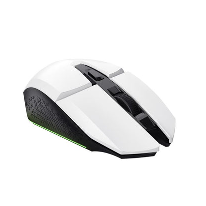 RATON TRUST GAMING GXT 110 FELOX RGB WIRELESS 4800DPI 6 BOTONES WHITE