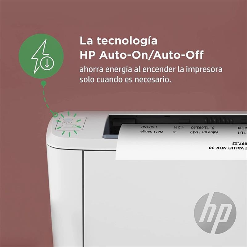 IMPRESORA HP LASERJET MONOCROMO M110W WIFI WHITE