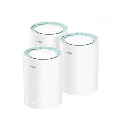 Mesh CUDY AC1200 WiFi 5 Pack 3 Blanco (M1300 3-PACK)