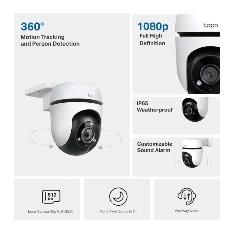 CAMARA IP TP-LINK TAPO C40 WIRELESS IP65 EXTERIOR