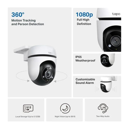 CAMARA IP TP-LINK TAPO C40 WIRELESS IP65 EXTERIOR