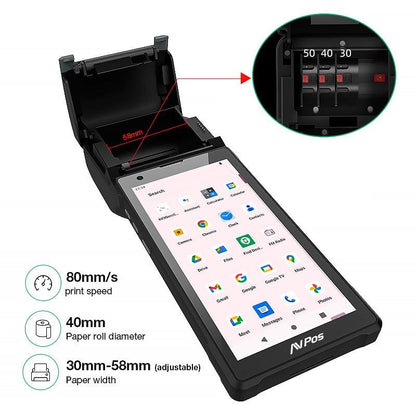 CAPTURADOR PDA IMPRESORA AVPOS TC600 6" OCTA/4GB/128GB/WIFI/BT/NFC/2D/4G