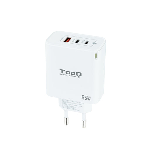 TooQ 65W USB-A/C Wall Charger (TQWC-GANQC2PD65WT)