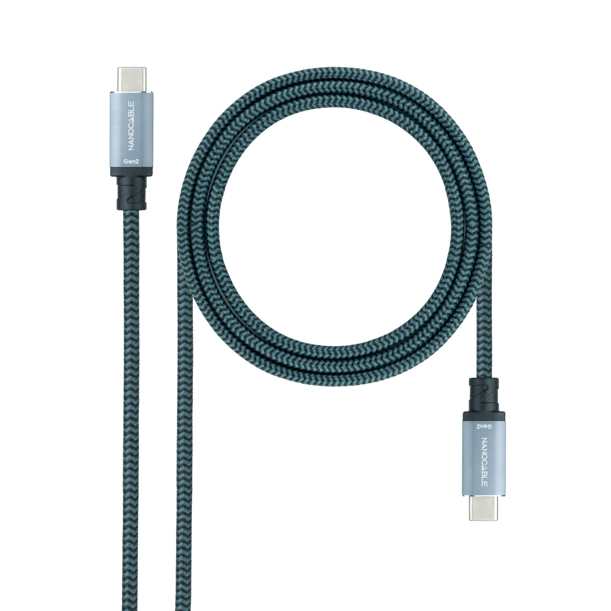 Nanocable USB-C/M a USB-C/M 3m Negro (10.01.4103-COMB)