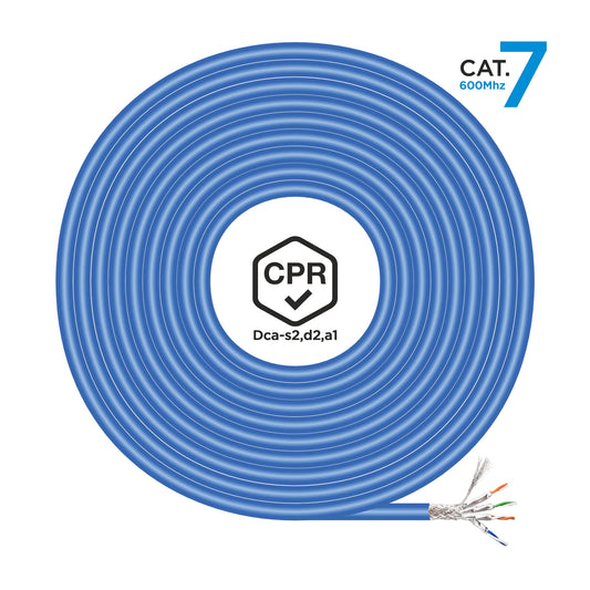 AISENS RJ45 Cat7 S/FTP 100m Blue Network Cable (A146-0664)