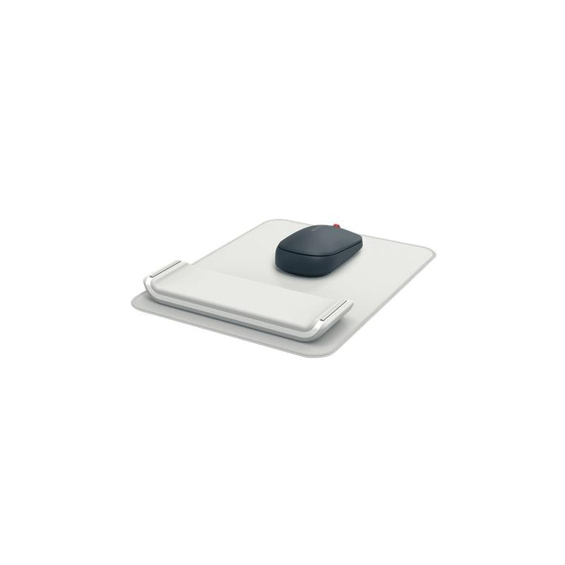 ALFOMBRILLA + REPOSAMUÑECA TECLADO LEITZ ERGONOMICO LIGHT GREY