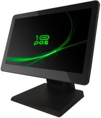 TPV 10t-16  15.6' tactil flat capacitivo 1366x768 INTEL j6412 8gb DDR4 128gb SSD 4xUSB 3.0 2xUSB 2.0 2xrs232 ethernet WIFI VGA audio VESA 100x100 sin sistema operativo color negro