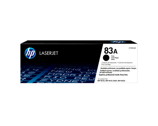 HP CF283A Negro Cartucho de Toner Original - 83A. 1.500 Paginas