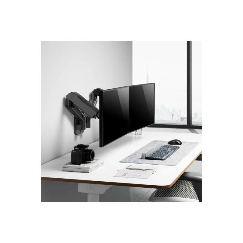 SOPORTE PARED MONITOR AISENS 2 BRAZOS 17"-32" 9KG BLACK