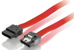 Cable desde SATA hembra a SATA hembra longitud 0.50 metros con clip de seguridad