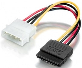 Adaptador desde molex macho a SATA hembra