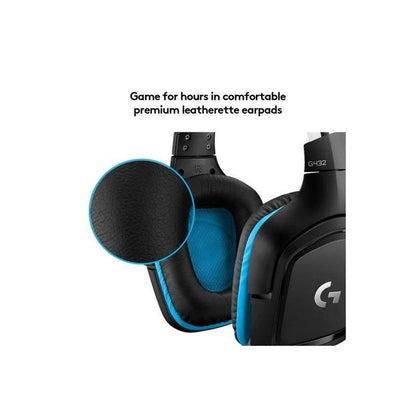 AURICULARES + MICROFONO LOGITECH GAMING G432 USB  DTS 7.1 BLACK/BLUE