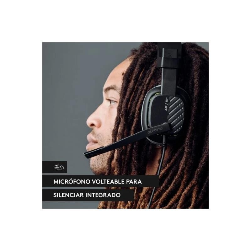 AURICULARES + MICROFONO LOGITECH GAMING A10 ASTRO JACK 3.5MM BLACK
