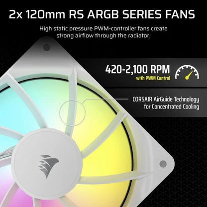 REFRIGERACION LIQUIDA CPU CORSAIR NAUTILUS 240MM ARGB WHITE
