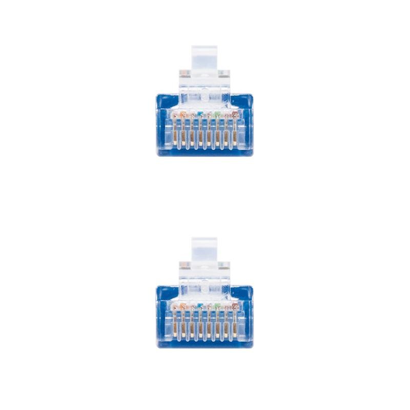 CABLE DE RED CAT.6 UTP FLEX 2M NANOCABLE BLUE