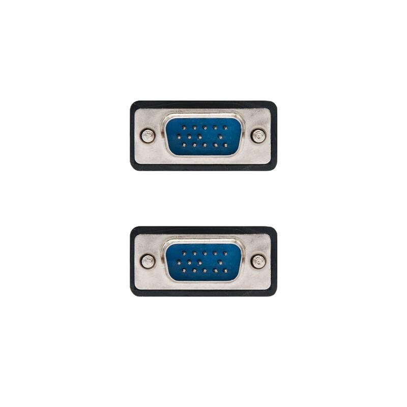 CABLE SVGA NANOCABLE HDB15M/HDB15M 10M 2 FERRITAS