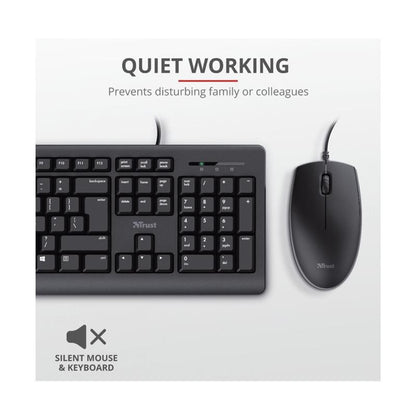 TECLADO + RATON TRUST TKM-250 USB
