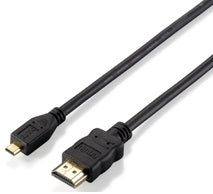 Cable desde HDMI macho a micro HDMI macho longitud 1 metro 1.4 high speed