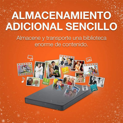 DISCO DURO EXTERNO SEAGATE 1TB 2,5 USB 3.0