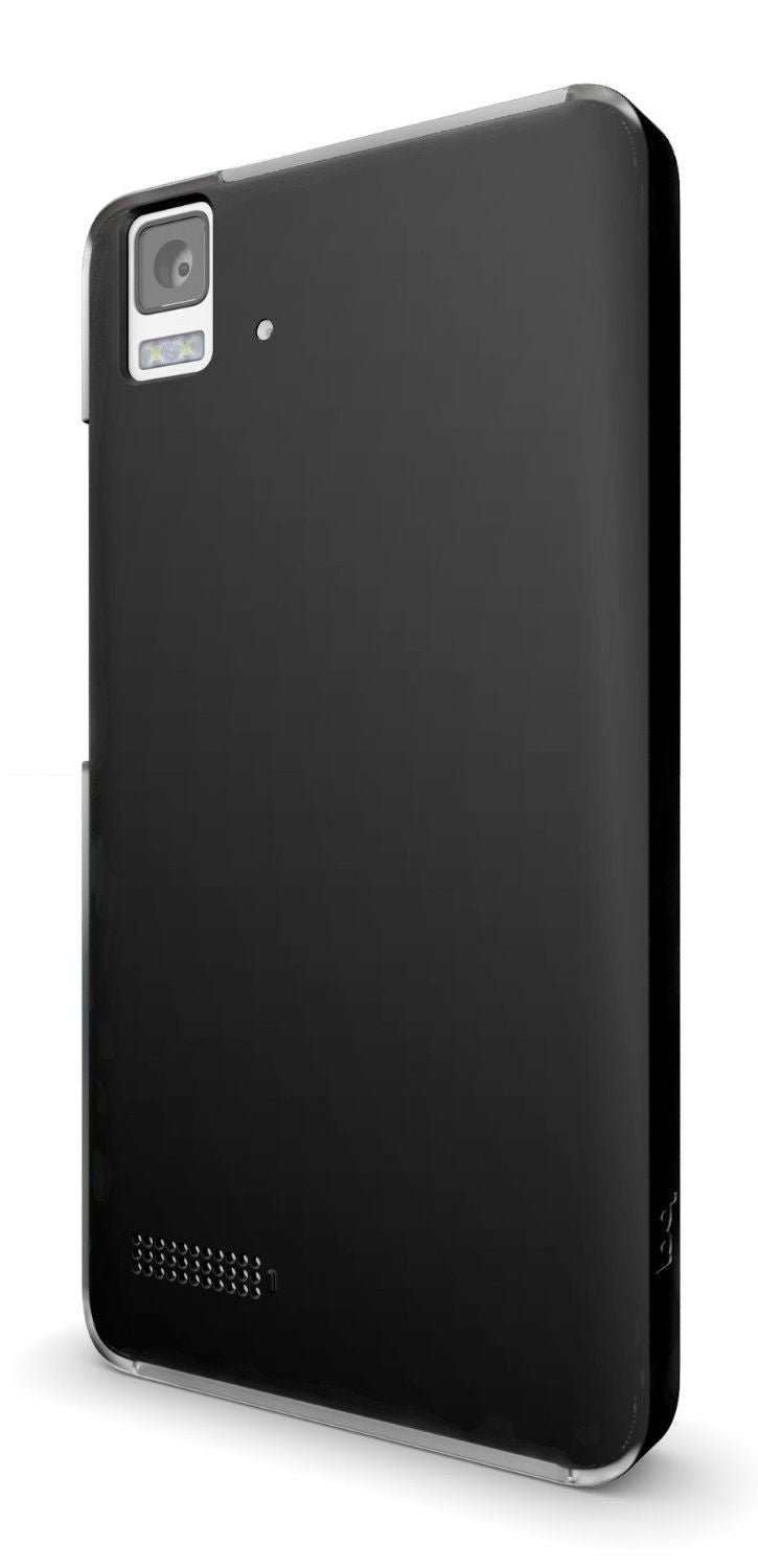Funda BQ Aquaris E4 Cristal Cover Negra (11BQFUN203)