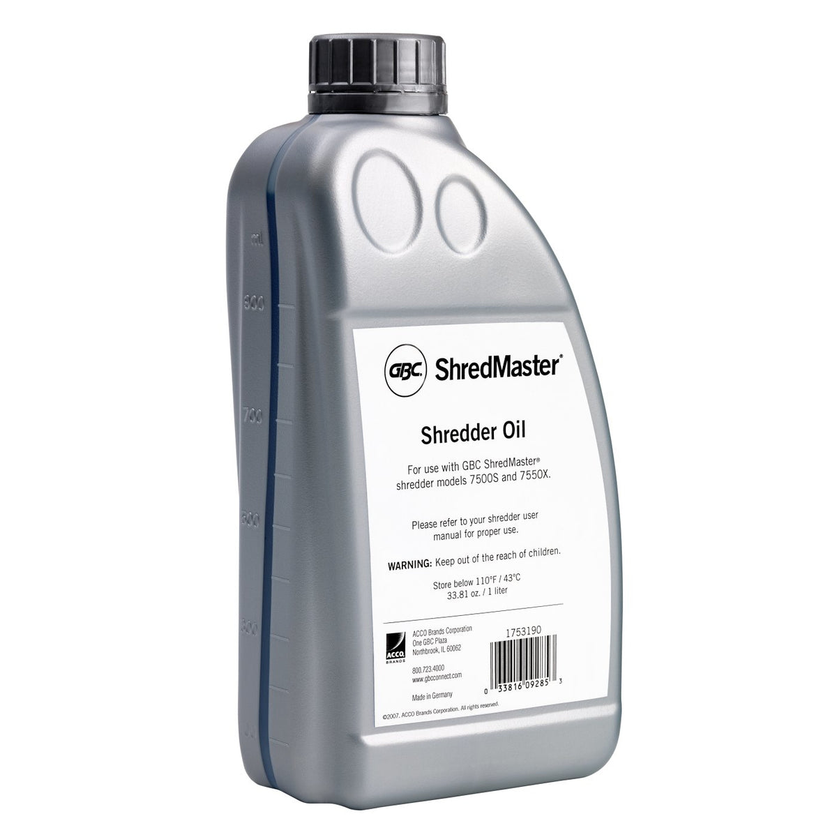 BOTE ACEITE LUBRICANTE REXEL 1 L. (4400050)
