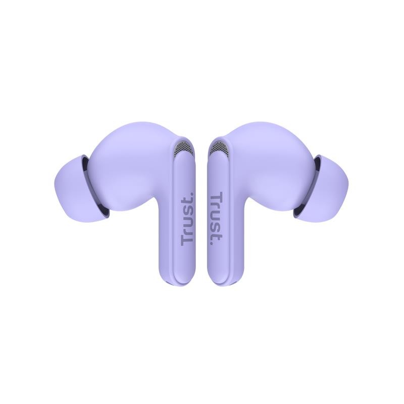 AURICULARES TRUST YAVI EARBUDS ENC BLUETOOTH WIRELESS PURPLE